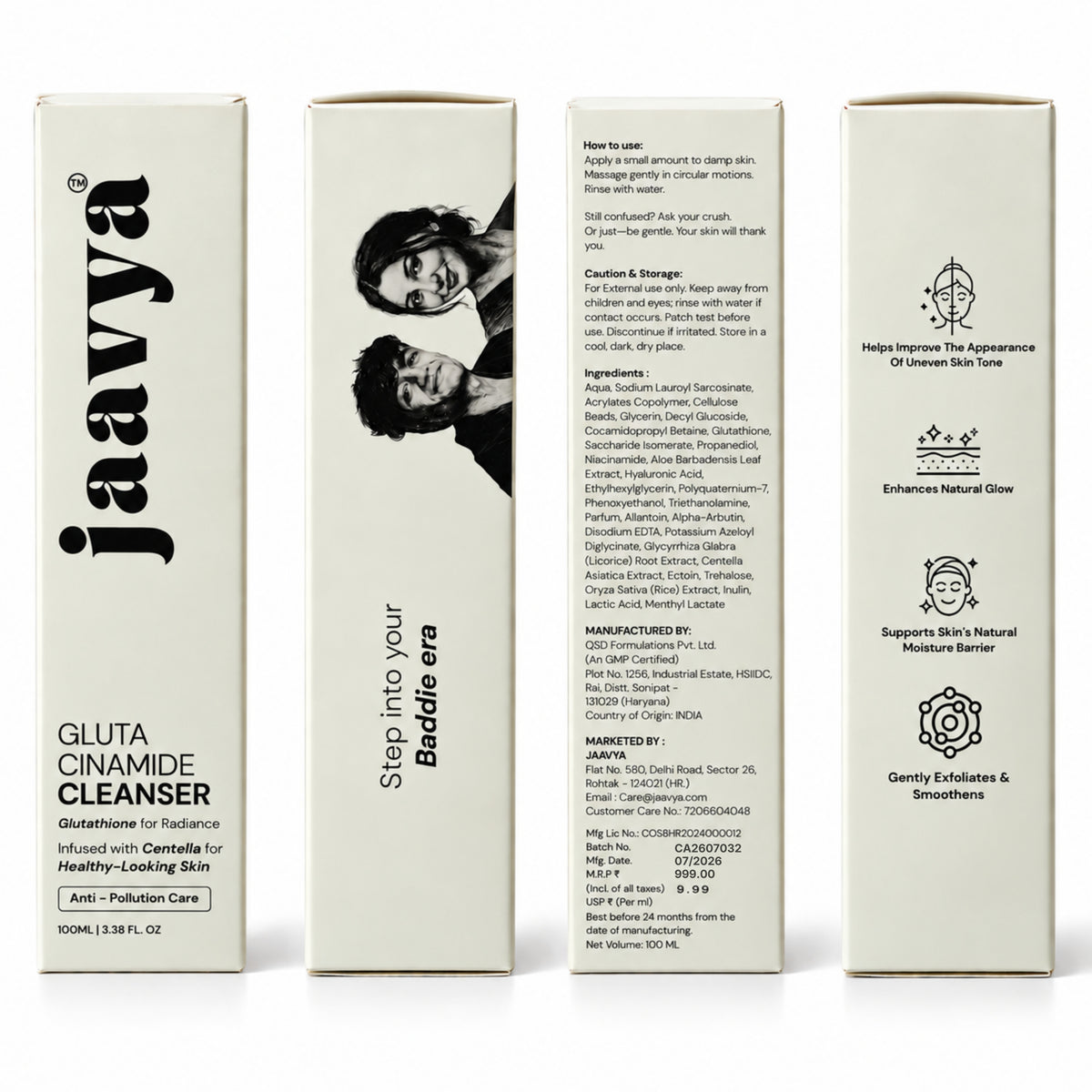 Gluta cinamide cleanser